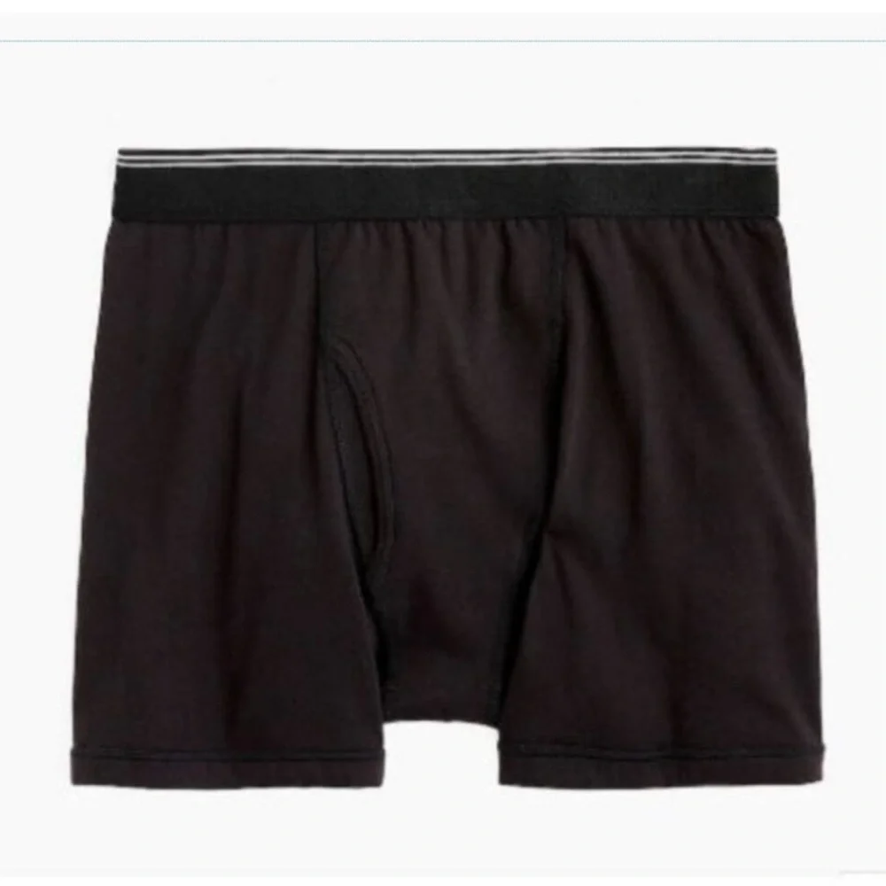 NWT J. Crew Stretch Boxer Briefs Black